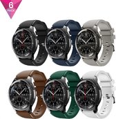 YONO Siliconen Bandjes 22mm - Horlogebandjes geschikt voor Samsung Galaxy Watch 46mm / 3 (45mm) / Gear s3 - Polar Vantage M2 / Grit X - Garmin Vivoactive 4 / Venu 2 - Huawei Watch