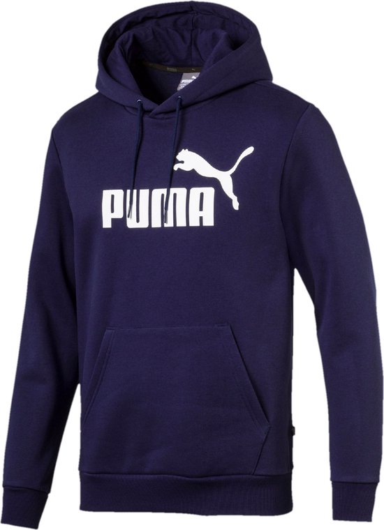 PUMA Essential Hoody FL Big Logo Trui Heren - Maat S