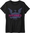 Tshirt Homme Ramones -S- Purple Eagle Noir