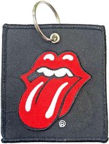 The Rolling Stones Sleutelhanger Classic Tongue Zwart