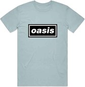 Oasis - Decca Logo Heren T-shirt - L - Blauw