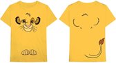 Disney The Lion King Heren Tshirt -L- Simba Geel