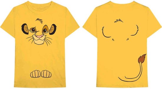 Tshirt Homme Le Roi Lion Disney -L- Simba Jaune | bol