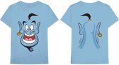 Disney Aladdin Heren Tshirt -L- Genie Blauw