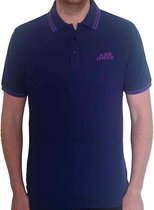 Black Sabbath - Wavy Logo Polo shirt - M - Blauw