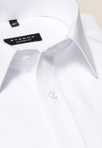 ETERNA comfort fit overhemd - poplin heren overhemd - wit - Strijkvrij - Boordmaat: 47