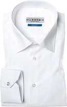 Ledub tailored fit overhemd - wit - Strijkvriendelijk - Boordmaat: 46