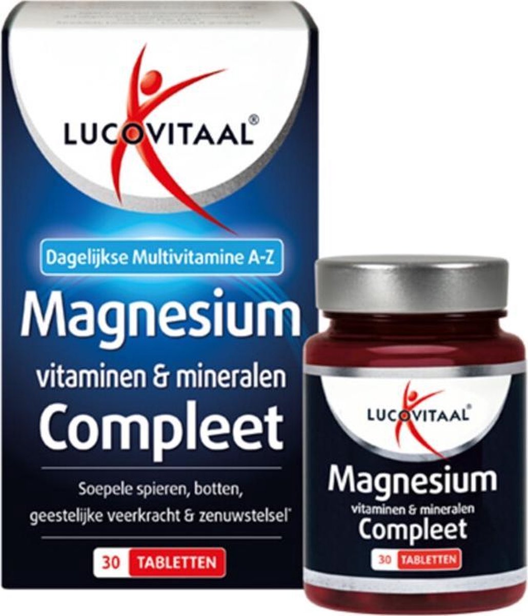 Bol Com Lucovitaal Magnesium Vitamine Mineralen Tabletten Voedingssupplement