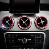 rode ventilatie ringen mercedes