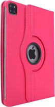 Ipad Pro 11 (2020) hoes Kunstleder Hoesje 360° Draaibare Book Case Bescherm Cover Hoes Roze