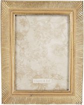 Clayre & Eef Cadre photo 13x18 cm Couleur or Plastique Rectangle Cadre de photo