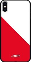 iPhone Xs Max Hoesje TPU Case - FC Utrecht #ffffff