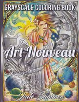 Art Nouveau Grayscale Coloring Book - Jade Summer - Kleurboek voor volwassenen