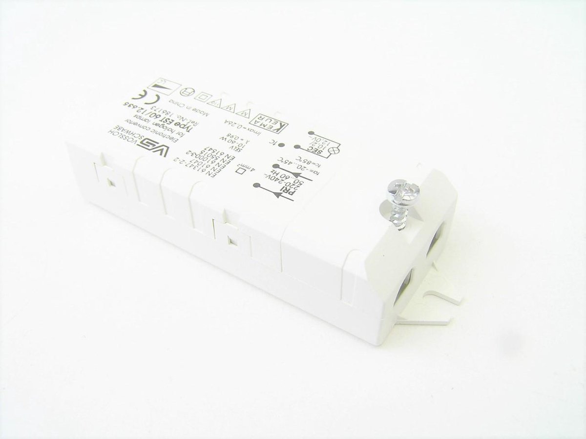 Transformateur électronique Vossloh Schwabe Liteline 20-70W - Pour Halogènes 12V, Occasion Peu Servi