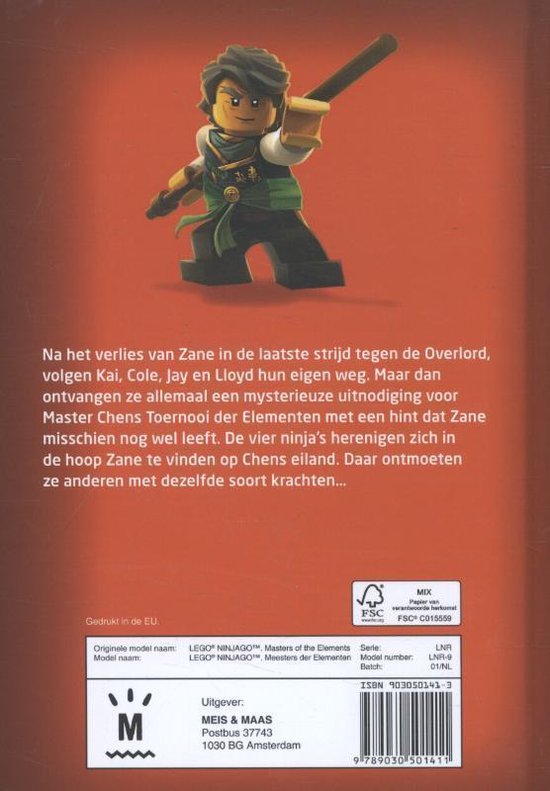 Lego Ninjago 1 - Meester der elementen | 9789030501411 | Boeken | bol.com