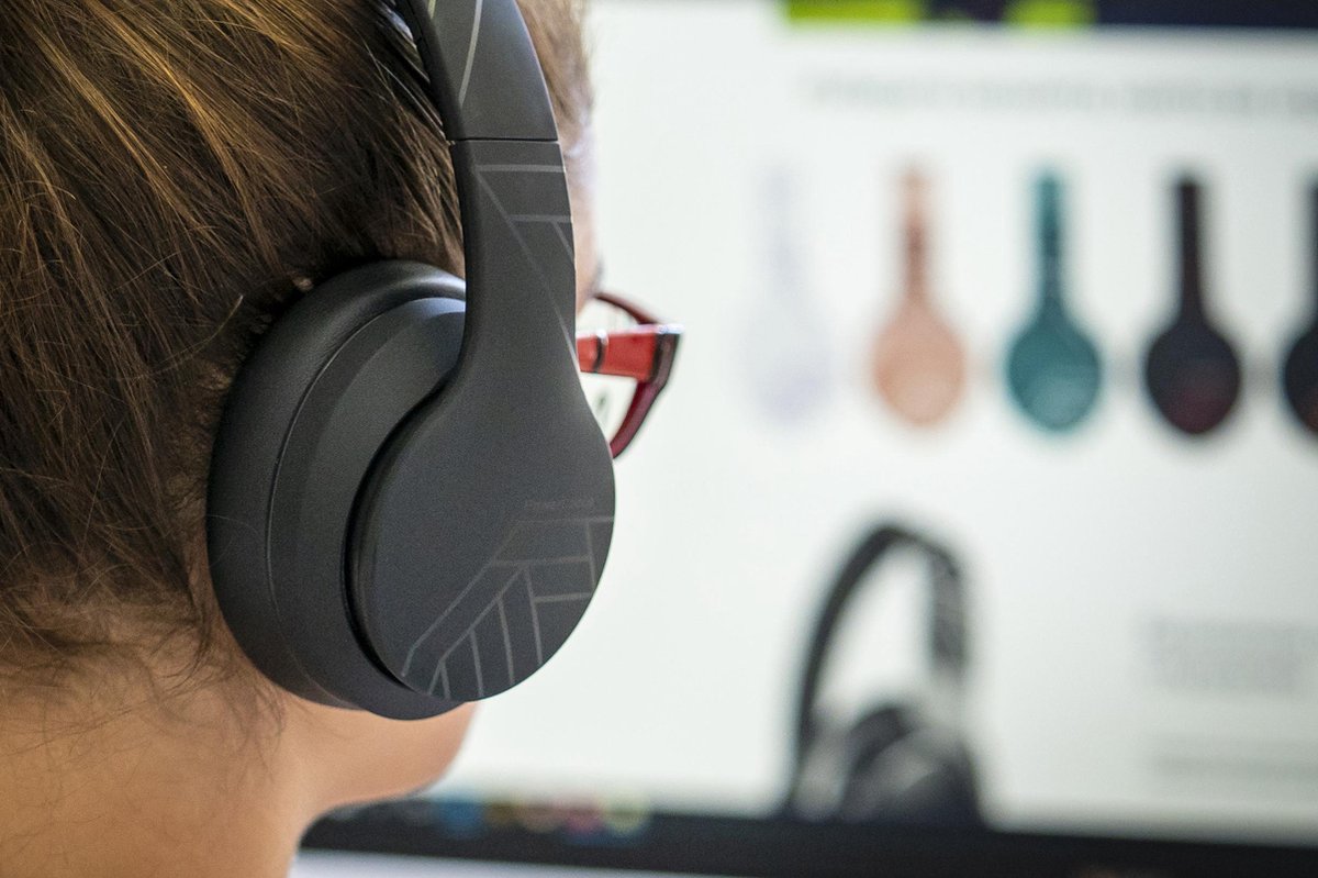 PowerLocus P6 Draadloze Over-Ear Koptelefoon Inklapbaar - Bluetooth Hoofdtelefoon - Met microfoon - Zwart – foto 4