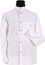 Heren tiroler blouse-tobias-wit maat S