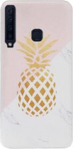 ADEL Siliconen Back Cover Softcase Hoesje voor Samsung Galaxy A9 (2018) - Ananas Goud