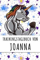 Trainingstagebuch von Joanna: Personalisierter Tagesplaner f�r dein Fitness- und Krafttraining im Fitnessstudio oder Zuhause