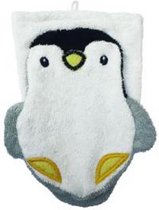 Fürnis - 100% biologisch washandje pinguïn - Badspeelgoed