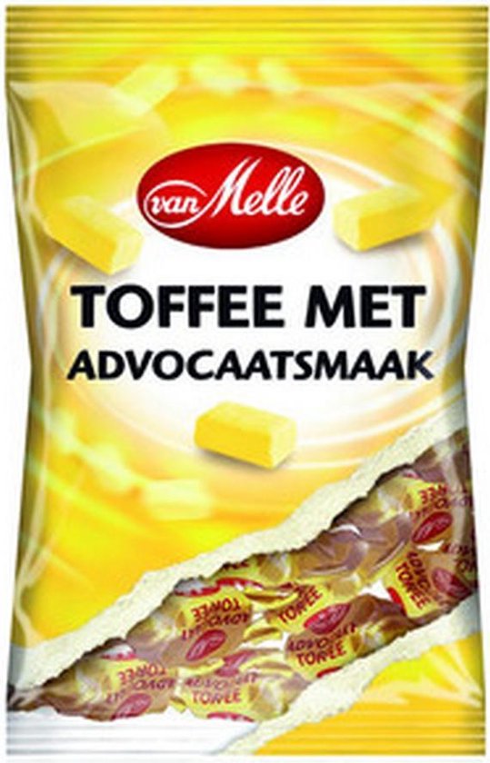 Van melle advocaat toffee zak 250 gr