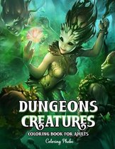 Dungeons creatures Coloring Book for Adults