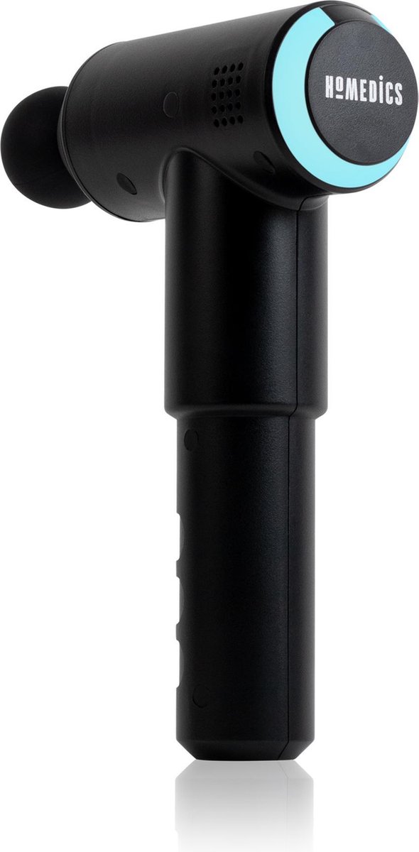 Afbeelding 2 van HoMedics PGM200 Draadloze Massage Gun - Lichtgewicht Design - 3 Opzetstukken - Oplaadbaar - Massageapparaat