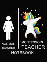 Normal Teacher Montessori Teacher Notebook