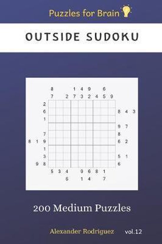 Outside Sudoku Puzzles for Brain Outside Sudoku 200 Medium Puzzles