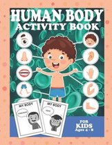 Human Body Activity Book For Kids 4-8