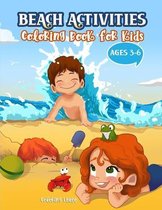 Beach Activities Coloring Book for kids