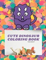 Cute Dinosaur Coloring Book