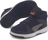 PUMA Rebound Layup Fur SD V PS Sneakers - Peacoat-Ultra Gray-Dragon Fire-Puma White - Maat 32