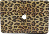 Lunso - cover hoes - MacBook Air 13 inch (2010-2017) - Leopard Pattern Brown