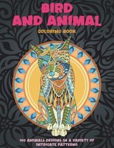 Bird and Animal - Coloring Book - 100 Animals designs in a variety of intricate patterns