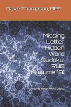 Missing Letter Hidden Word Sudoku: RUB (Volume 19)