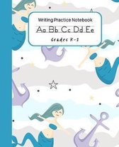 Writing Practice Notebook: Handwriting Practice Paper Dashed Mid-Line With Drawing Doodling Space At The Top of Each Page