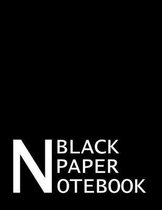 Black Paper Notebook: The Black Page Notebook