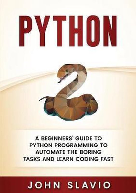 Python | 9781922300201 | John Slavio | Boeken | bol.com
