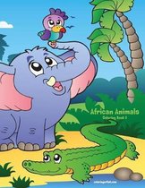 African Animals- African Animals Coloring Book 3