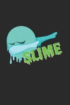 Slime: 6x9 Slime - dotgrid - dot grid paper - notebook - notes