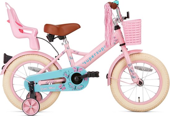 Supersuper Little Miss Kinderfiets - Meisjes - 14 inch - Roze | bol.com