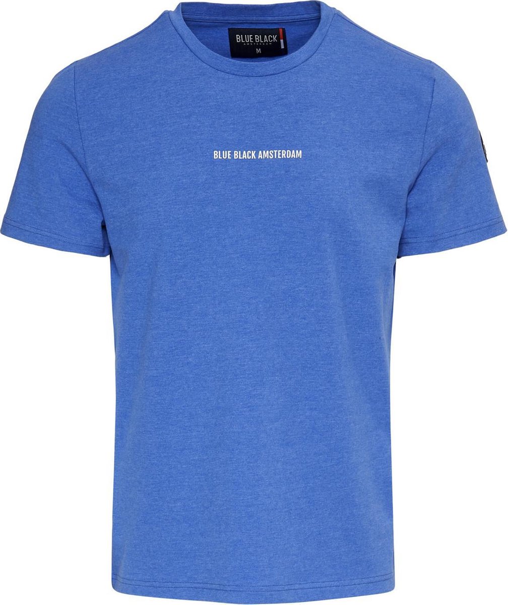 Blue Black Amsterdam TIES Kobalt Blauw Ronde Hals Jongens T-shirt Maat 140