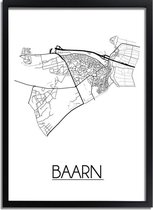 DesignClaud Baarn Plattegrond poster B2 poster (50x70cm)