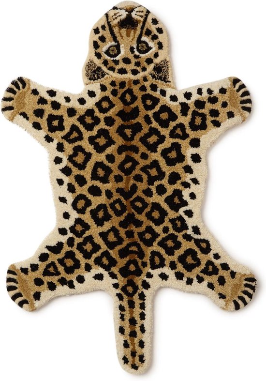 Doing Goods Loony Leopard Petit tapis 92 x 62 cm | bol.com