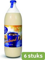 Friesche Vlag | Goudband koffiemelk | Fles 6 x 1 liter