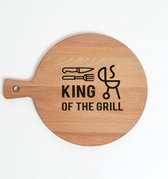 BBQ TAPASPLANK - broodplank, serveerplank, originele ontwerpen, beukenhout, 31,5 x 25 cm