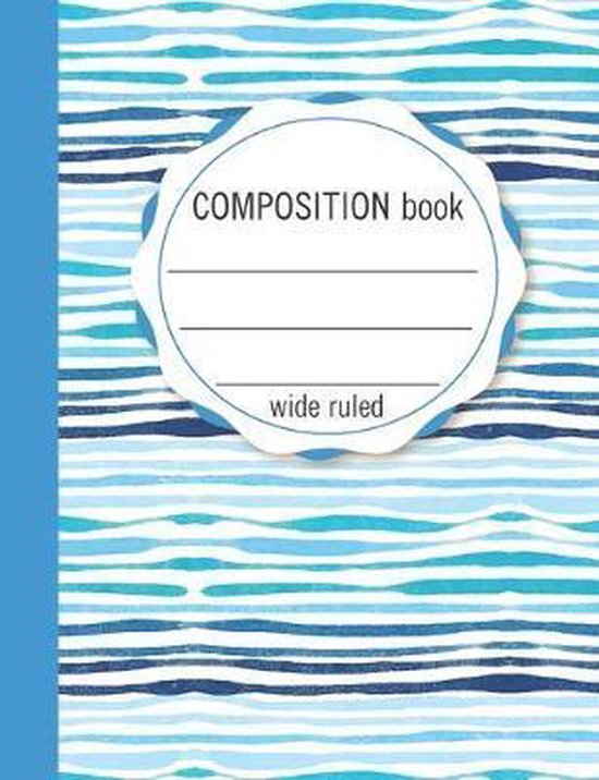 Composition book wide ruled smart learning 9781688225138 boeken