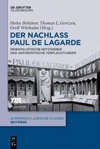 Europ�isch-J�dische Studien - Beitr�ge- Der Nachlass Paul de Lagarde