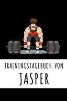 Trainingstagebuch von Jasper: Personalisierter Tagesplaner f�r dein Fitness- und Krafttraining im Fitnessstudio oder Zuhause